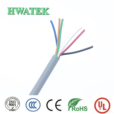 Żakiet izolacyjny z PVC 30V UL20276 Tynkowany miedziany kabel strunny osłonięty 10 par 24 AWG