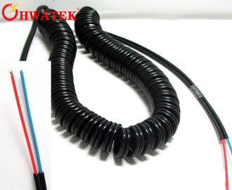Przewód elastyczny o wysokiej elastyczności z spiralnym przedłużeniem Przewód z drutem kordowym na zamówienie
