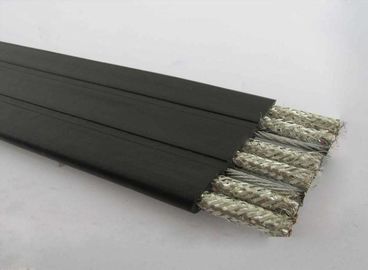 Płaszcz z PVC, ocynowany, miedziany, nieekranowany płaski kabel 300 V 105 ℃ UL2651 10F × 28AWG