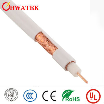 Rg59 3.0-5.3mm JIS Koaksjalny Kabel z osłoną impedancją 75±5Ω i obudową PVC do kamer CCTV
