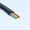 Płaszcz z PVC, ocynowany, miedziany, nieekranowany płaski kabel 300 V 105 ℃ UL2651 10F × 22AWG