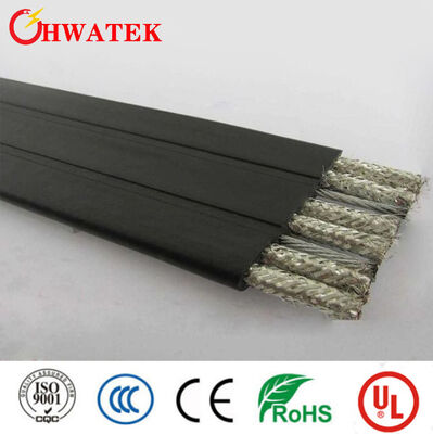 Certyfikowany przez UL, płaski kabel elektryczny wielożyłowy z izolacją XLPE, odporny na olej