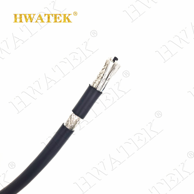 UL 20236 2C x 26AWG Płytkowane i pokryte srebrem Włóczone miedziane izolacja owa kurtka TPU RG 179 Kabel
