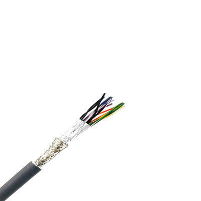 UL2464 Tynkowany miedziany włókienniczy kabel elastyczny przemysłowy z izolacją PVC PVC Jacket 3P 24AWG OD 6.2mm kabel