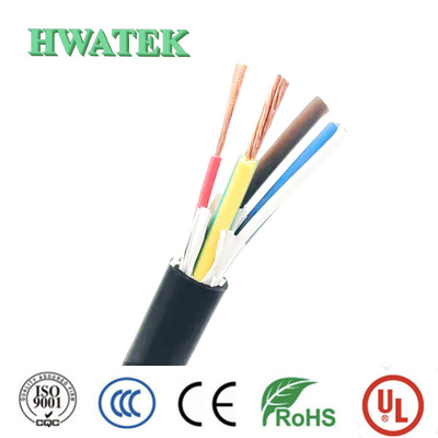 300V Płaszcz PVC Gołe miedziane wielożyłowe kable UL 2103 4C × 20AWG + P 105 ℃