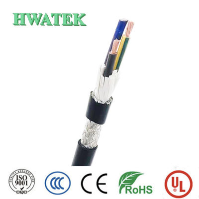 CL3&UL2464 Tynkowany miedziany, wiązany, elastyczny kabel przemysłowy z izolacją SR-PVC, płaszcz PVC 8P×22AWG+ADB