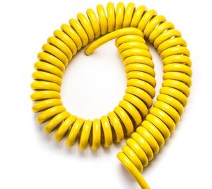Ekranowany spiralny kabel zasilający z zewnętrzną powłoką PUR, zwojowy kabel elektryczny UL